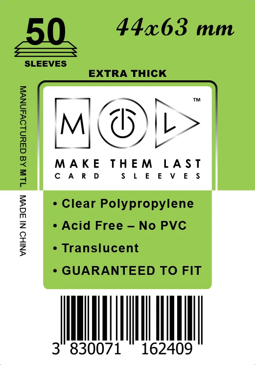 MTL Kártyavédő 44×63 mm – prémium